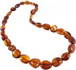 Amber bead necklace Нп-63