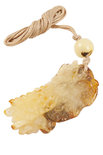 Carved amber pendant “Owl”