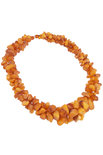 Amber bead necklace Нп-09