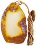 Translucent amber pendant