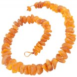 Amber bead necklace Нш-01