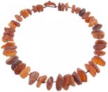 Amber bead necklace Нш-03