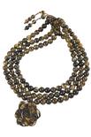 Amber bead necklace Нп-308-323