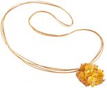 Amber bead necklace Нп-06