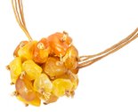 Amber bead necklace Нп-06