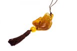 Pendant “Fish” on a wax rope with a tassel
