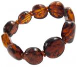 Amber bracelet made of stones