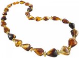 Amber bead necklace Нп-64б