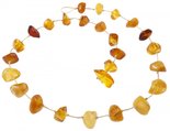 Amber bead necklace Нп-02