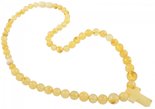 Amber bead necklace Нп-82а