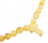 Amber bead necklace Нп-82а