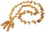 Amber bead necklace Нш-16