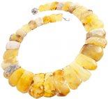 Amber bead necklace Нп-28