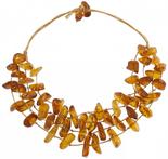 Amber bead necklace Нп-21