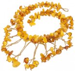 Amber bead necklace Нп-55а
