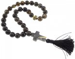 Orthodox rosary made of dark amber