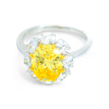 Yellow Gemstone Ring