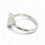 Heart-Shaped artificial Diamond Ring