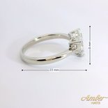 Heart-Shaped artificial Diamond Ring