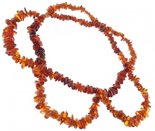 Amber bead necklace Нп-48