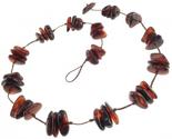 Amber bead necklace Нп-03