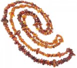 Amber bead necklace Нп-17