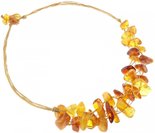 Amber bead necklace Нп-90