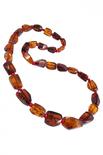 Amber beads with beads