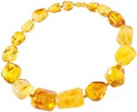 Amber beads in light shades “Meline”