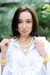 Amber bead necklace Нп-180