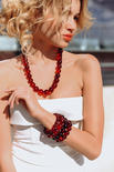 Amber bead necklace NCHV3-001