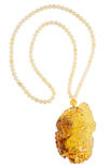 Amber bead necklace KU10 ц.в.56,8гр-001
