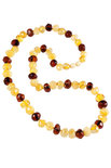 Amber bead necklace NP193-001