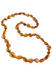 Amber bead necklace NP176-001