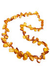 Amber bead necklace NP177-001