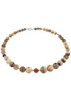Amber bead necklace NSH179-001