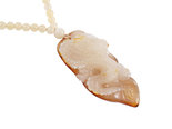 Amber bead necklace SUV000731-015