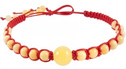 Amber bead necklace Нп-88-72