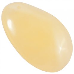 Polished light amber pendant