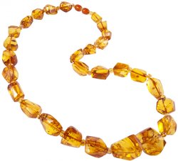 Amber bead necklace Нп-80