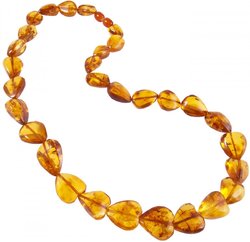 Beads “Amber Heart”