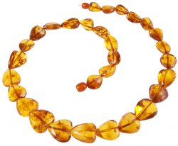 Beads “Amber Heart”