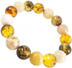 Bracelet made of amber balls “Assorted”