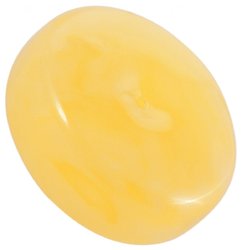 Polished amber pendant “Sun”