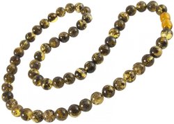 Amber bead necklace Нп-308