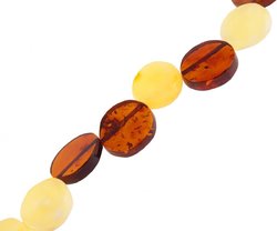 Beads “Amber coins”