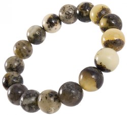 Amber bead bracelet