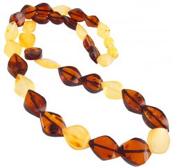 Amber bead necklace Нп-67-148