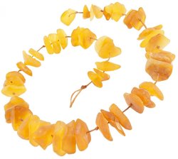 Beads-string with amber