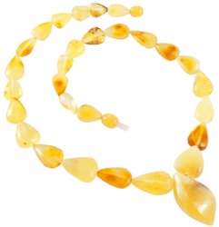 Amber bead necklace Нп-64Б